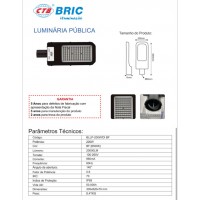 LUMINÁRIA PÚBLICA BLLP-200W/DI BF INMETRO